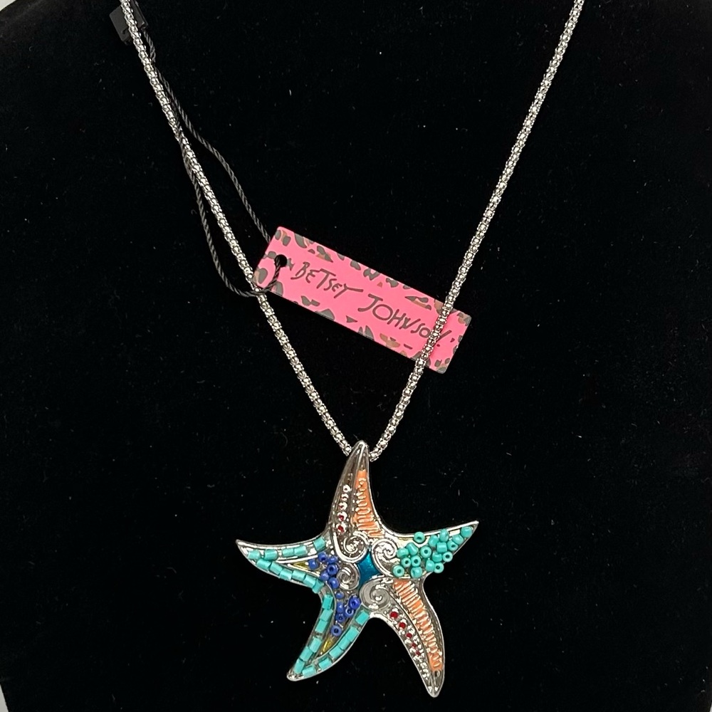 Betsey Johnson Multicolor Starfish Necklace - Picture 5 of 7